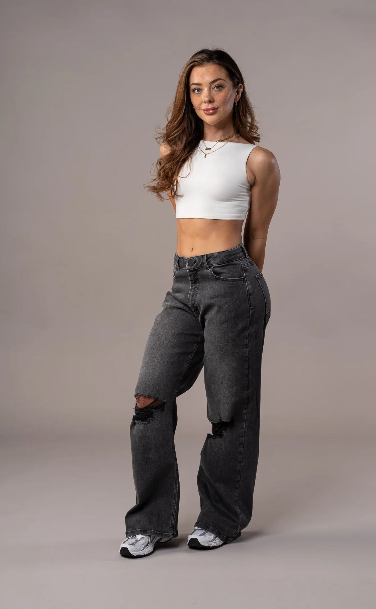 Baggy Ripped - Grey