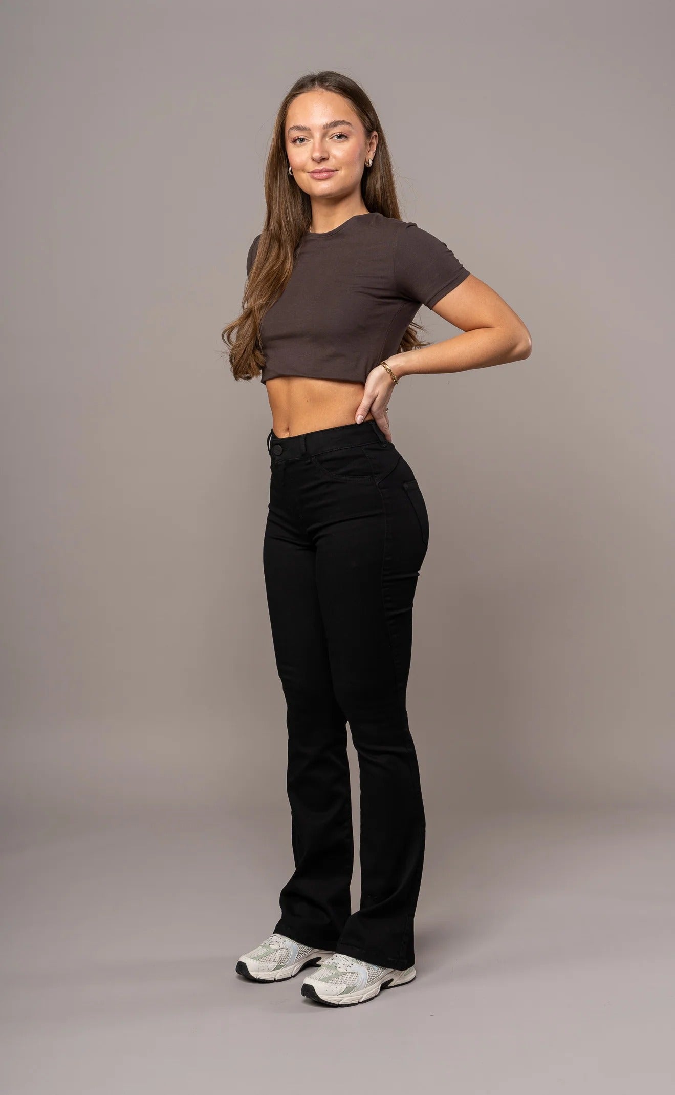 Flared Mid - Black