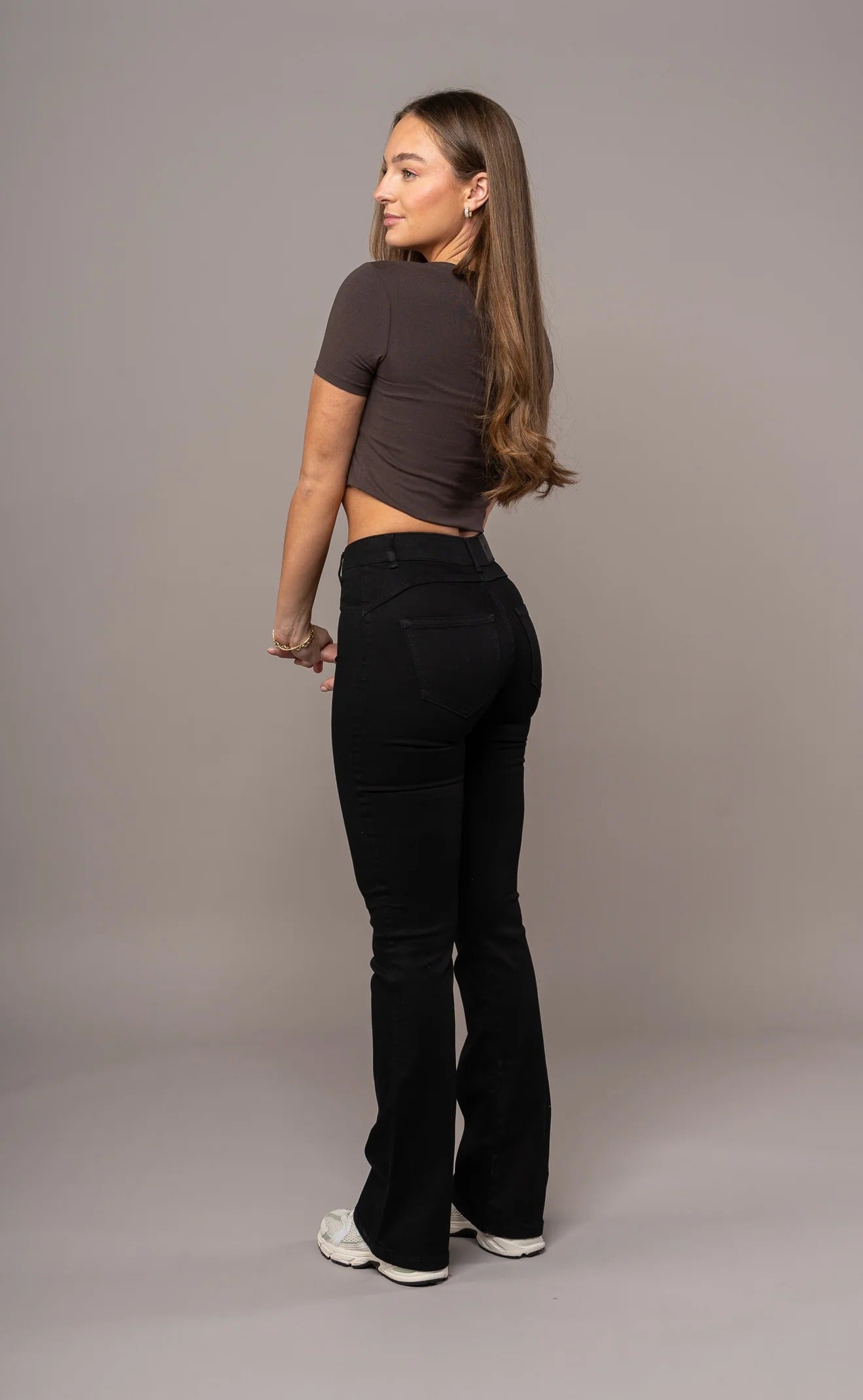 Flared Mid - Black
