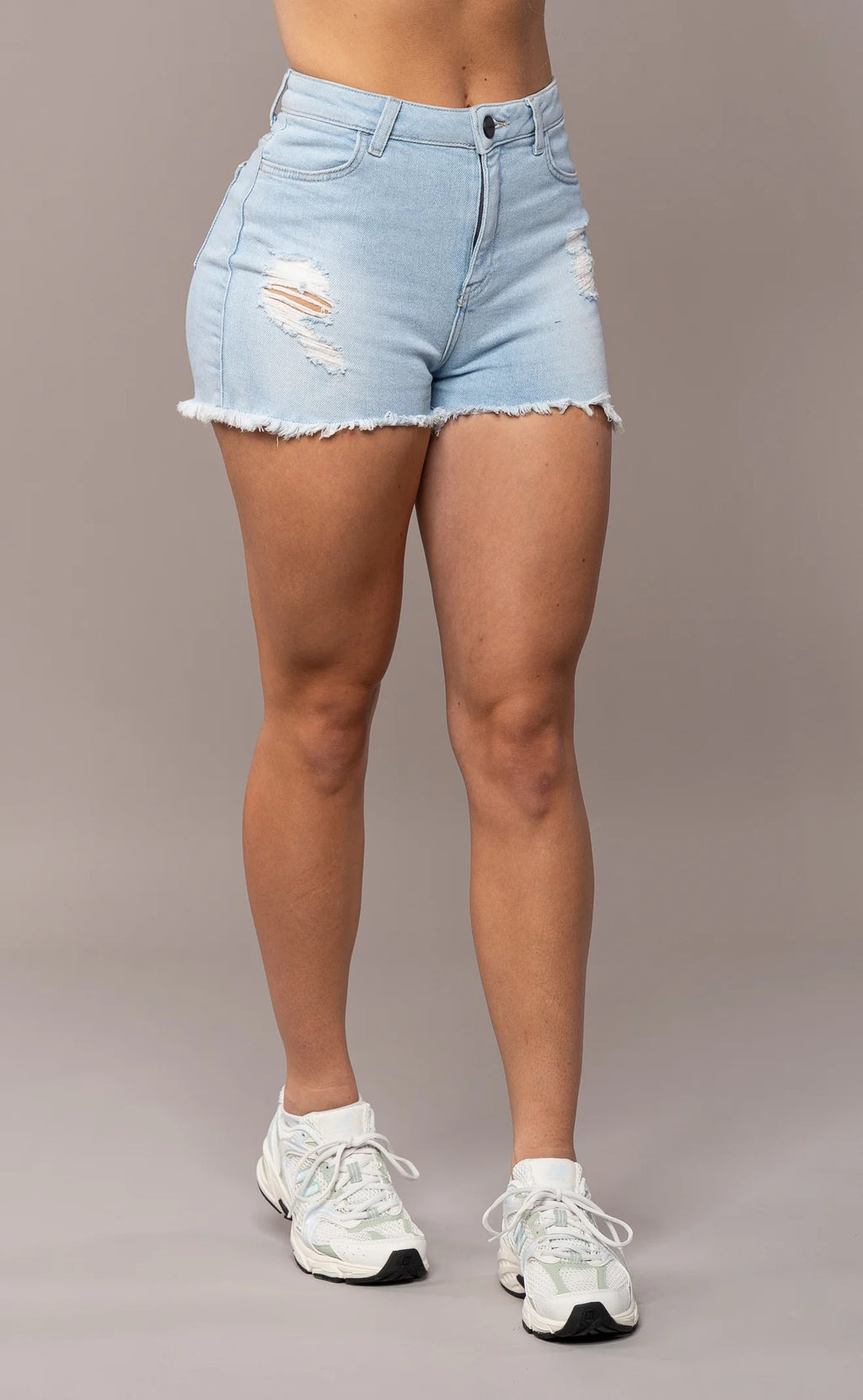 Ripped Shorts - Vintage Blue