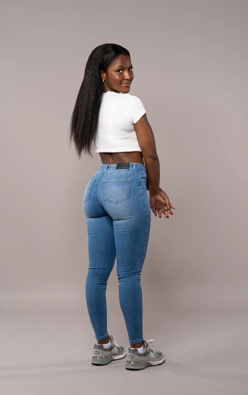 Contour Mid Waisted - Arctic Light Blue